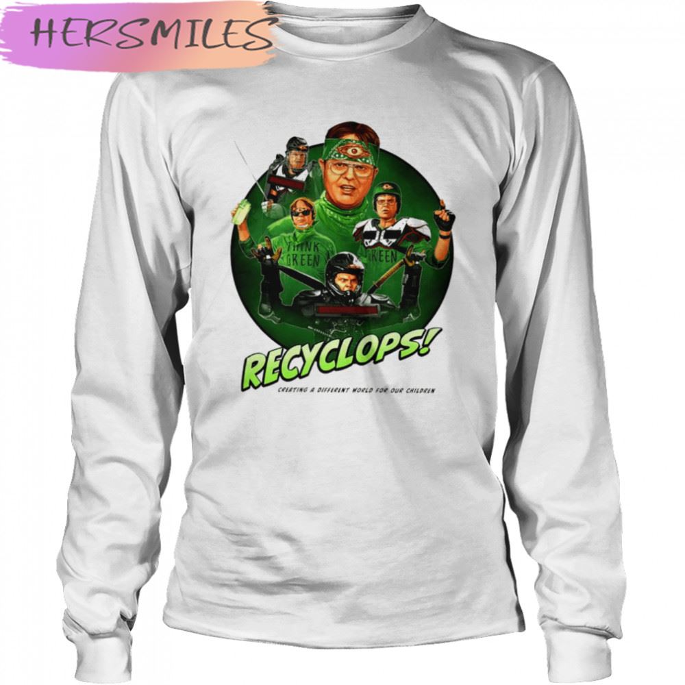Recyclops Gang creating a different world for our children T-shirt Recyclops Gang creating a different world for our children T-shirt