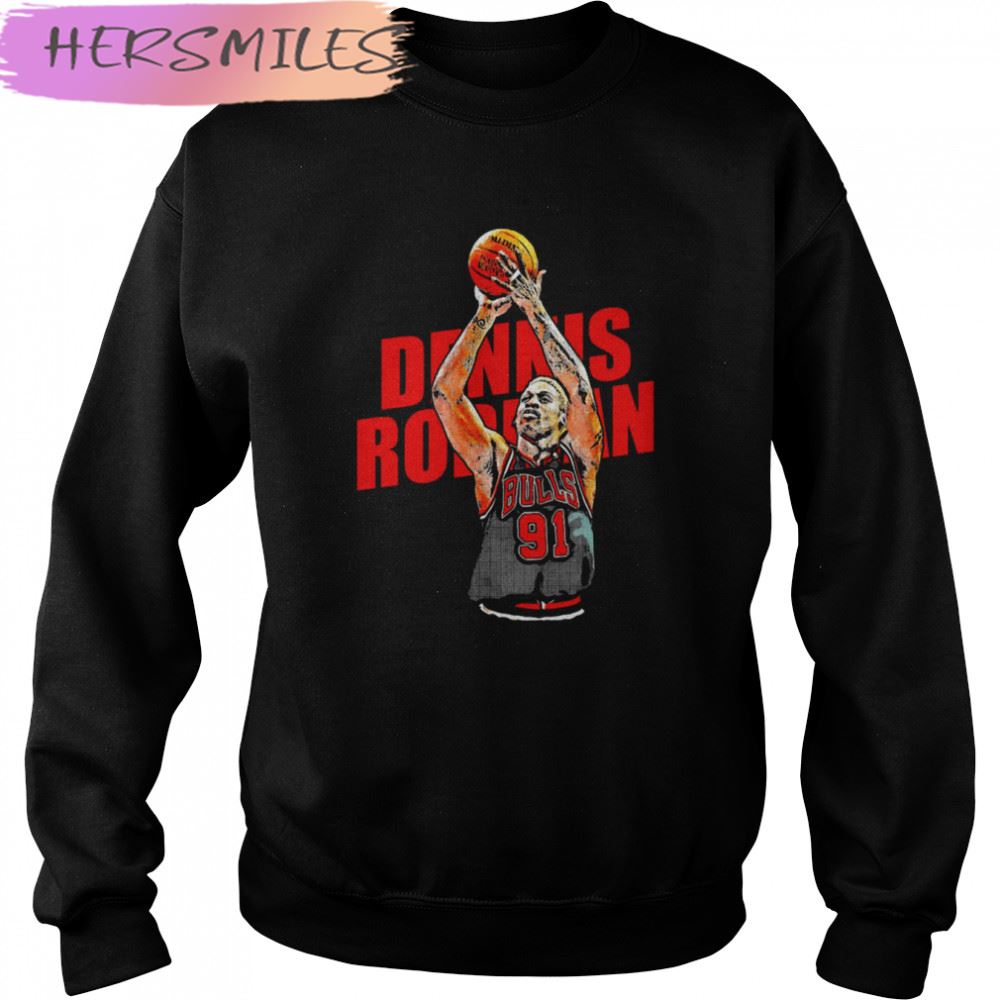Nba Player Dennis Rodman Sport Basketball Scottie T-shirt Nba Player Dennis Rodman Sport Basketball Scottie T-shirt