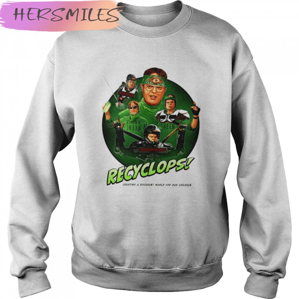 Recyclops Gang creating a different world for our children T-shirt Recyclops Gang creating a different world for our children T-shirt