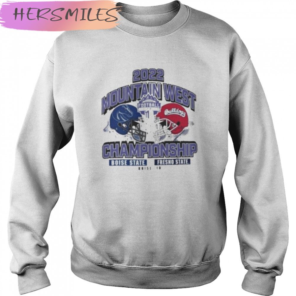 Boise State Vs Fresno State 2022 Mountain West Football Championship Shirt Boise State Vs Fresno State 2022 Mountain West Football Championship Shirt