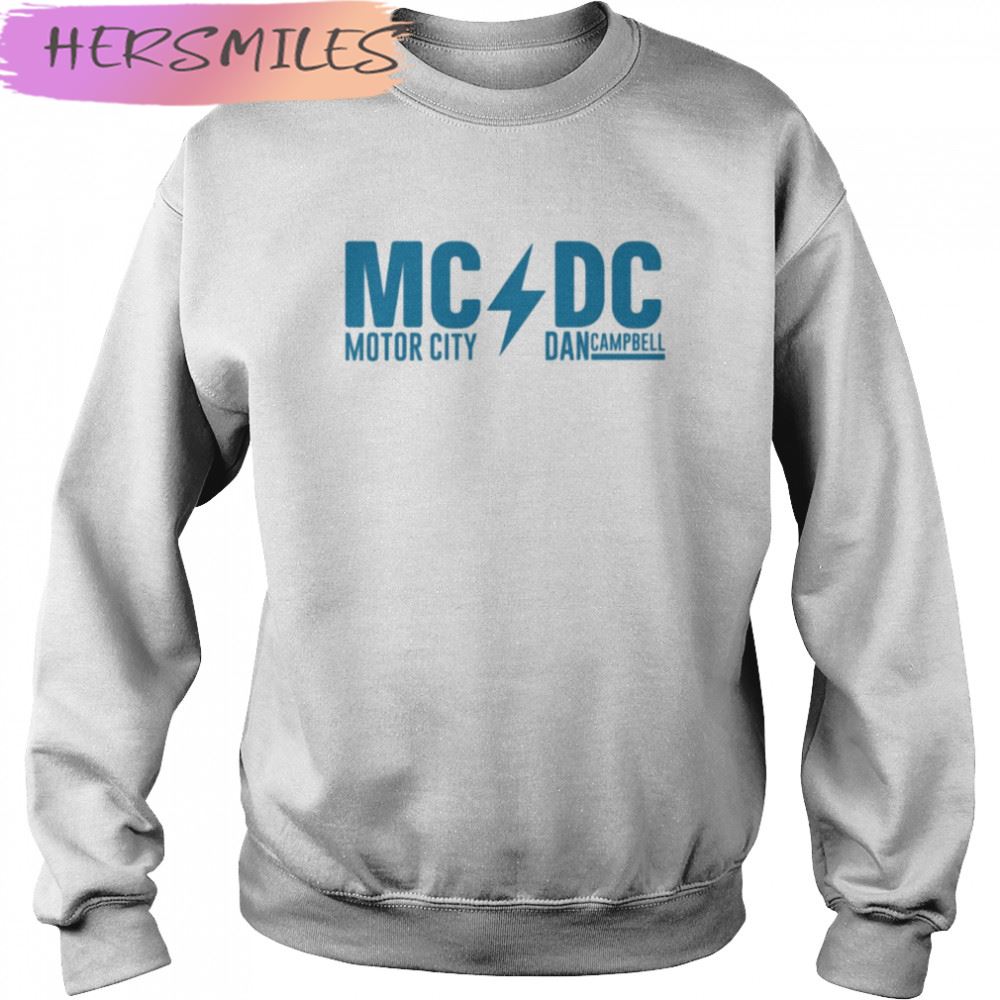 Mcdc Motor City Dan Campbell Funny Football T-shirt Mcdc Motor City Dan Campbell Funny Football T-shirt