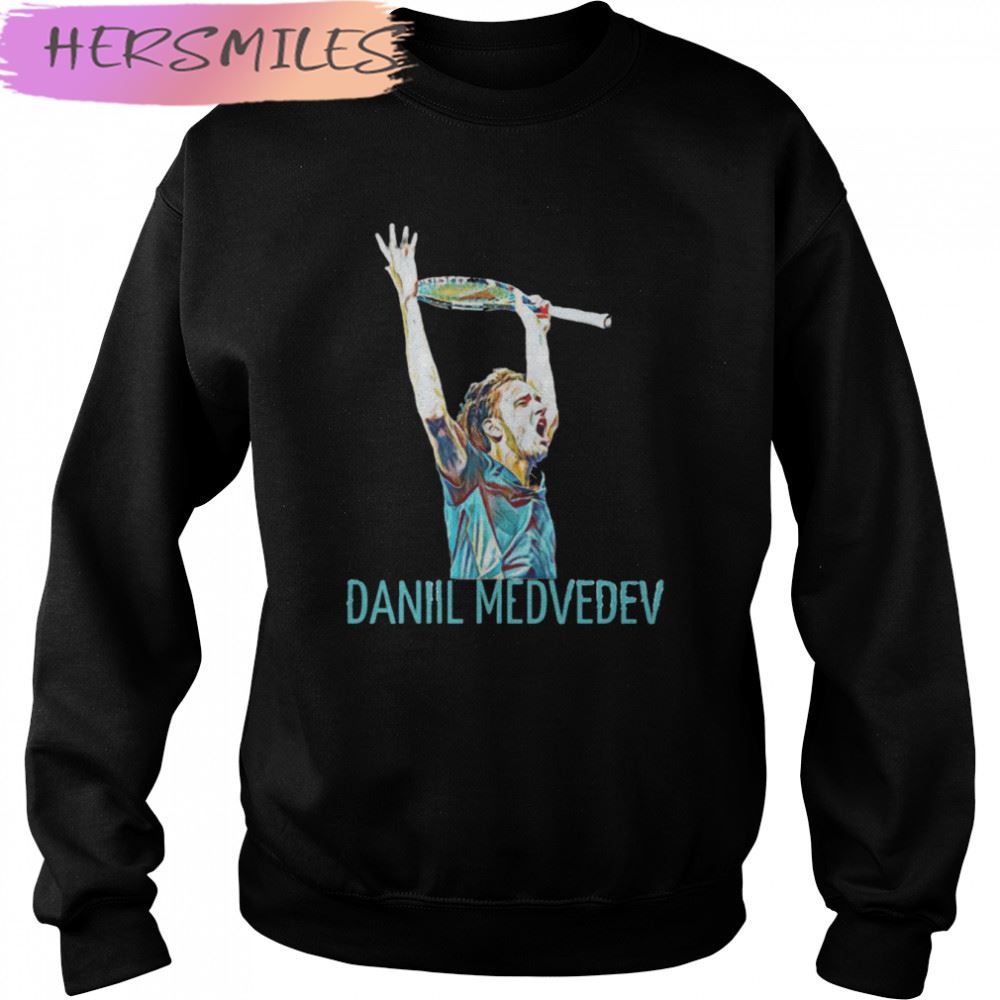 Tennis Player Daniil Medvedev Russian Tennis T-shirt Tennis Player Daniil Medvedev Russian Tennis T-shirt