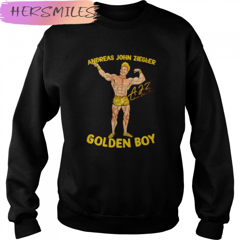 Nice andreas John Ziegler golden boy signature T-shirt Nice andreas John Ziegler golden boy signature T-shirt