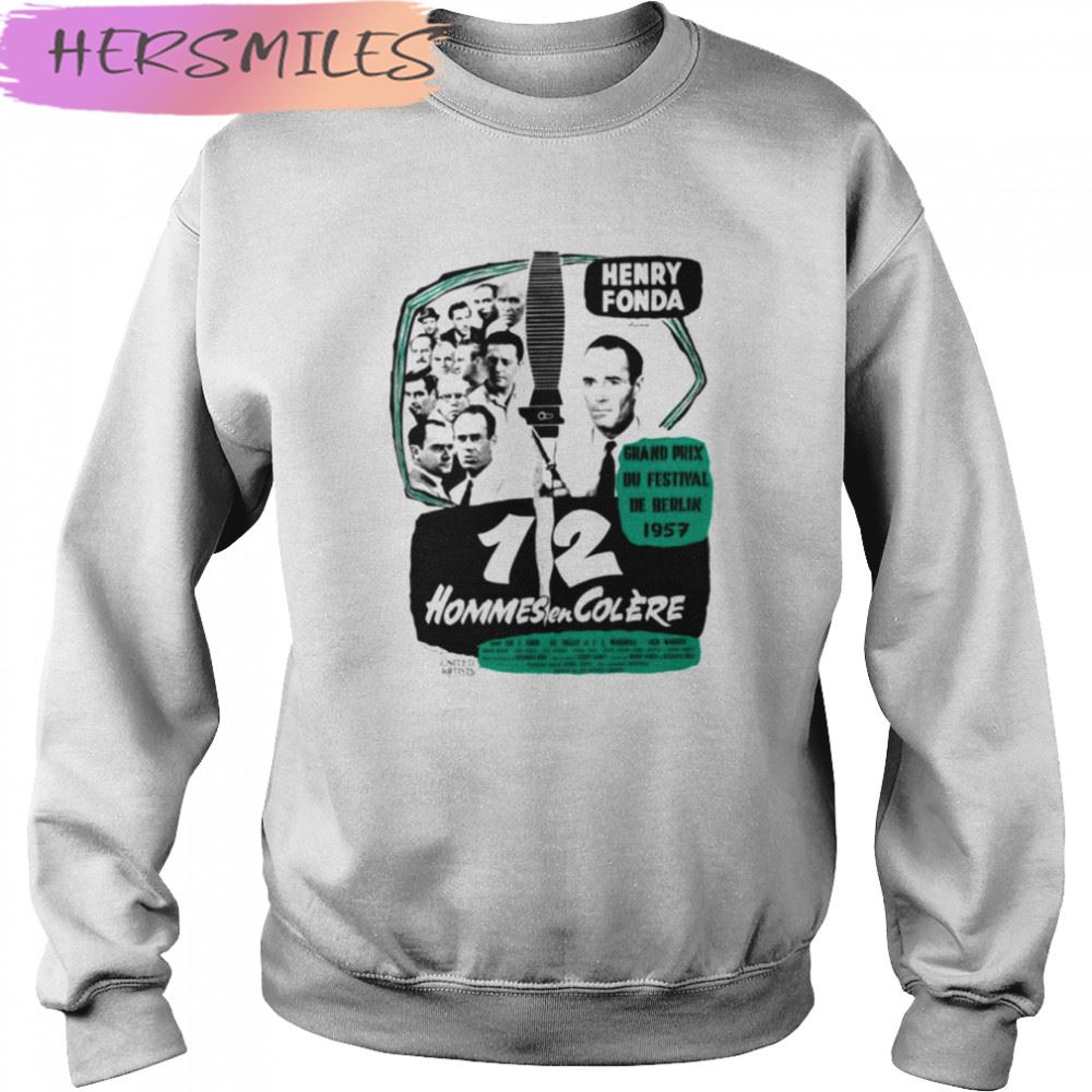 12 Angry Men French Movie Henry Fonda T-shirt 12 Angry Men French Movie Henry Fonda T-shirt