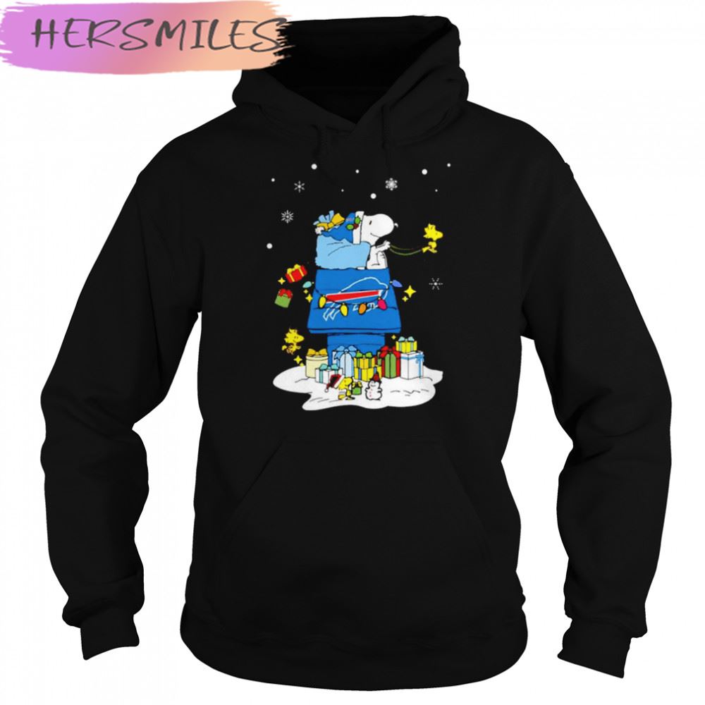 Buffalo Bills Santa Snoopy Wish You A Merry Christmas T-shirt Buffalo Bills Santa Snoopy Wish You A Merry Christmas T-shirt