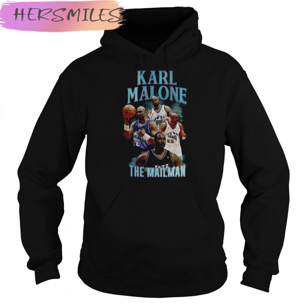 90s Design Karl Malone Collage The Mailman T-shirt 90s Design Karl Malone Collage The Mailman T-shirt