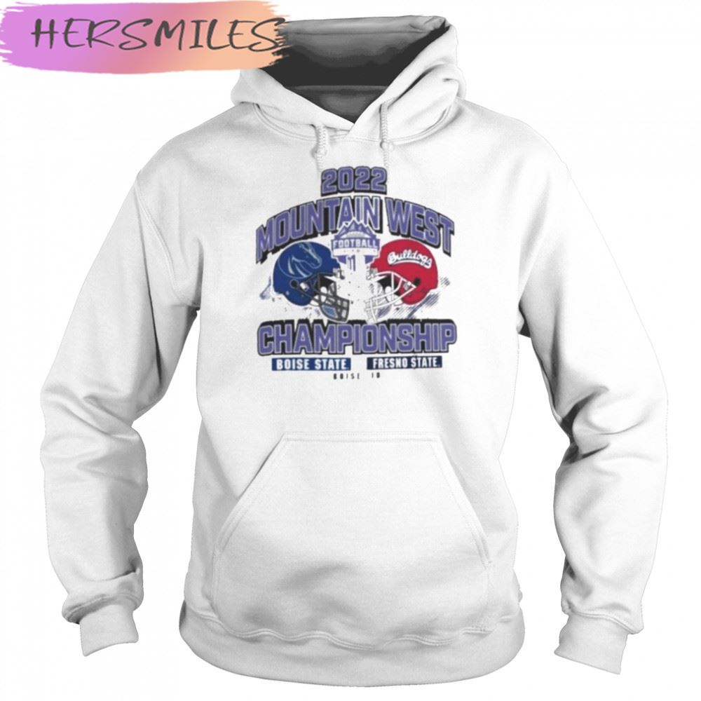 Boise State Vs Fresno State 2022 Mountain West Football Championship Shirt Boise State Vs Fresno State 2022 Mountain West Football Championship Shirt