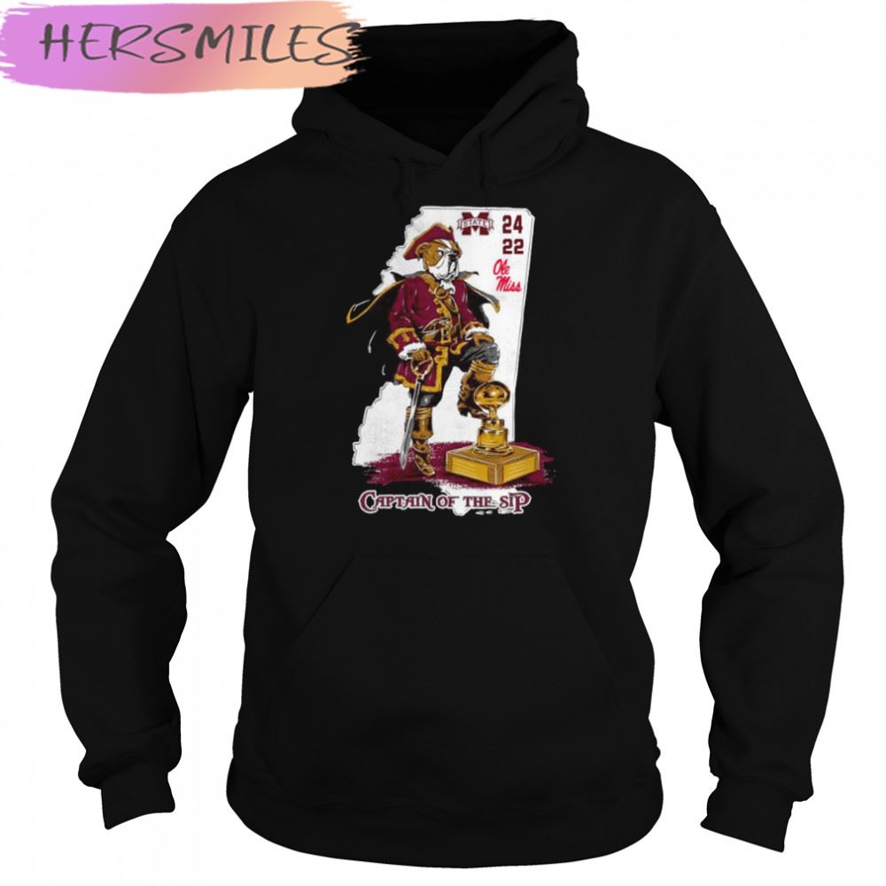 Captain Of The Sip Mississippi State Bulldogs 2022 Egg Bowl Champions T-shirt Captain Of The Sip Mississippi State Bulldogs 2022 Egg Bowl Champions T-shirt