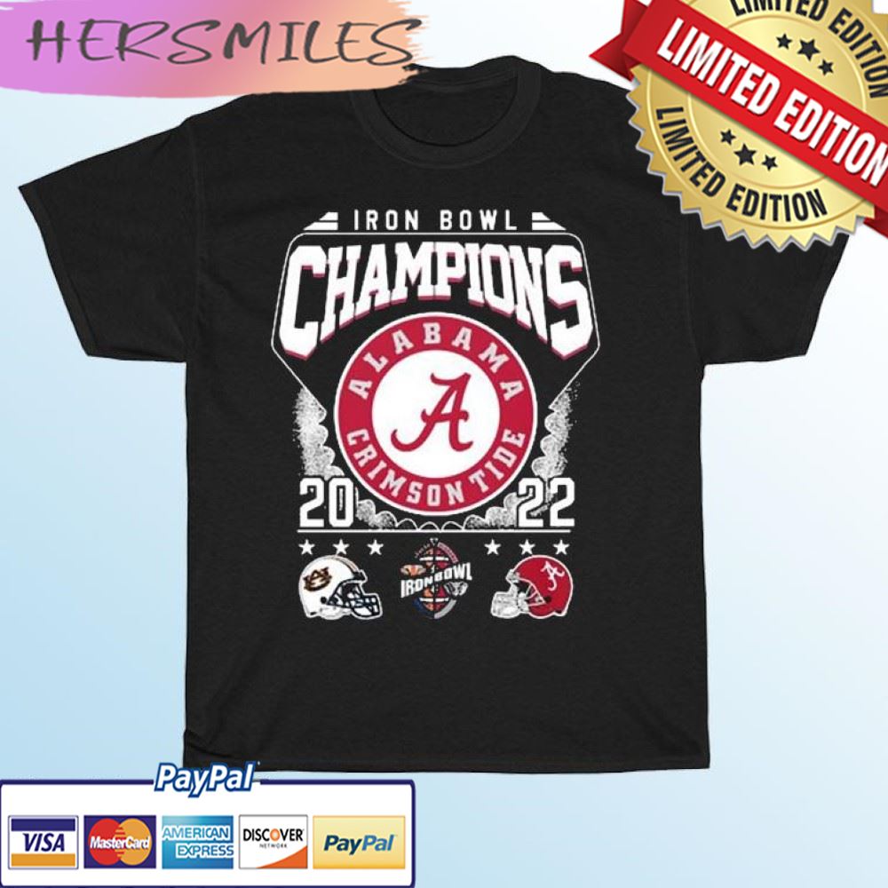 Alabama Crimson Tide 2022 Iron Bowl Champions T-shirt