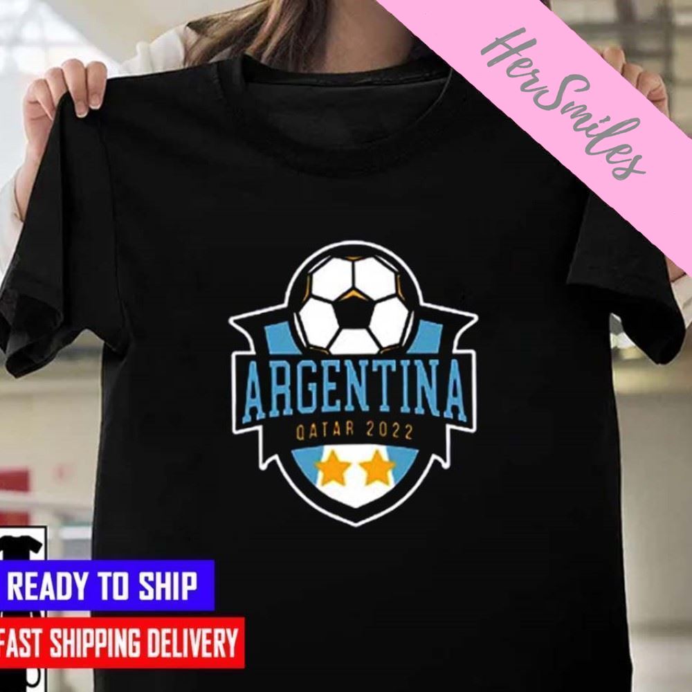 Argentina Champions World Cup 2022 Logo New T-shirt