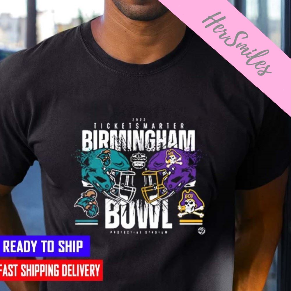 East Carolina Pirates vs Coastal Carolina Chanticleers Birmingham Bowl 2022 Match-up  T-shirt