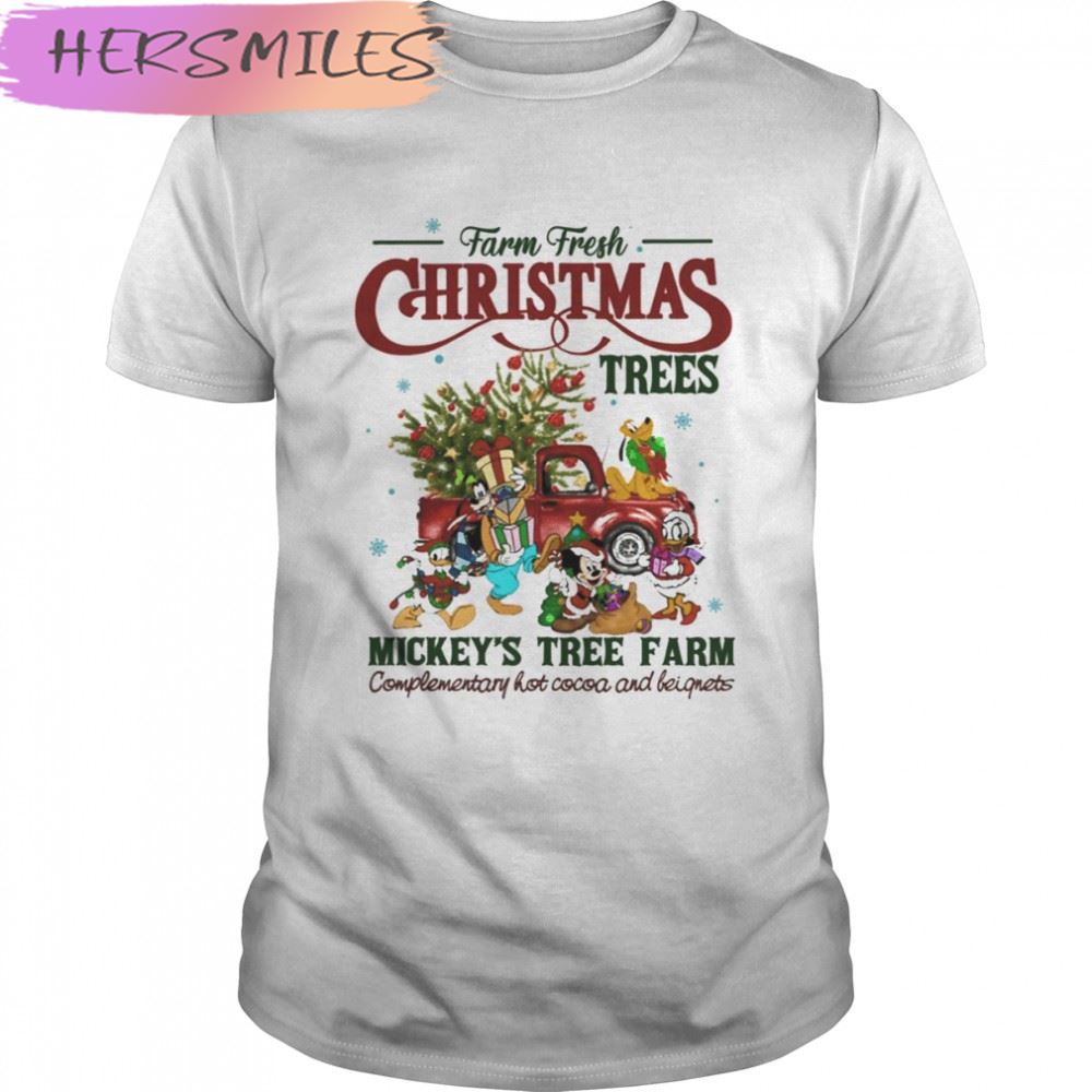 Farm Fresh Christmas Trees Mickey’s Tree Farm Disney T-shirt