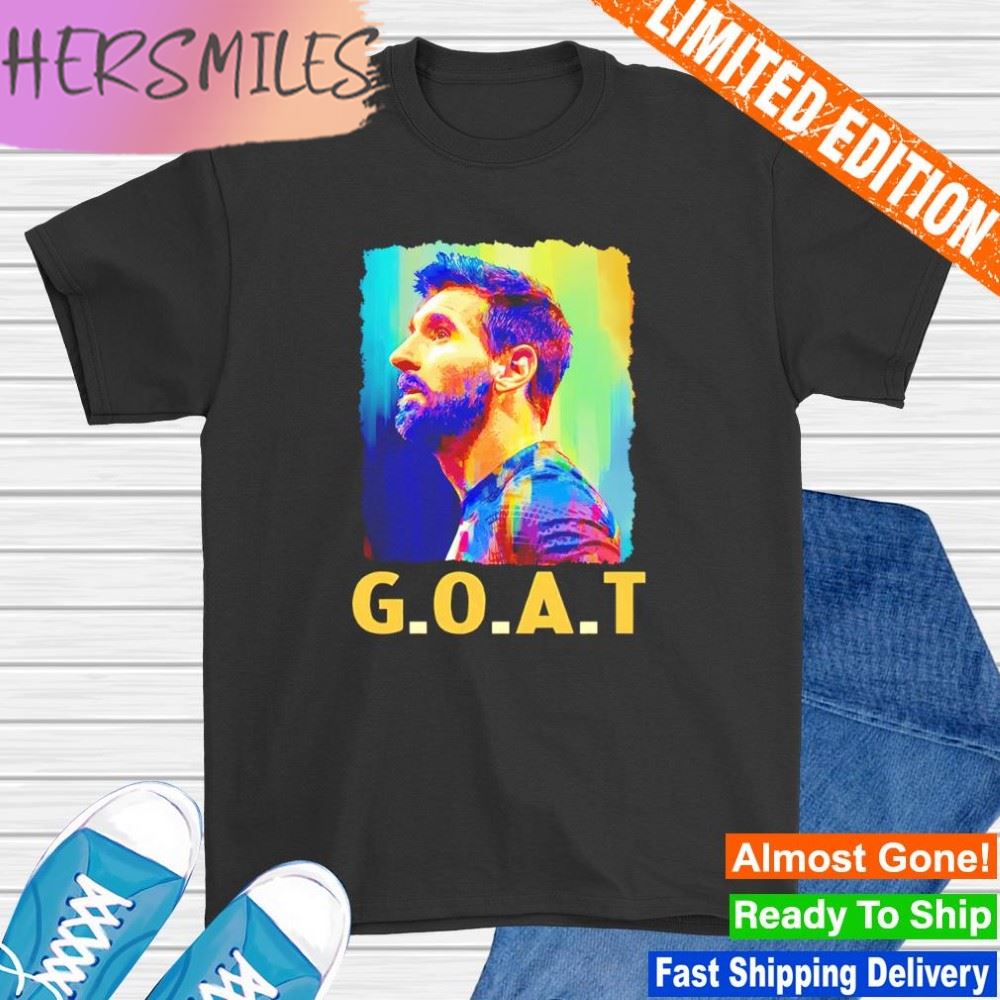 G.O.A.T Messi 2022 Argentina Soccer Football shirt