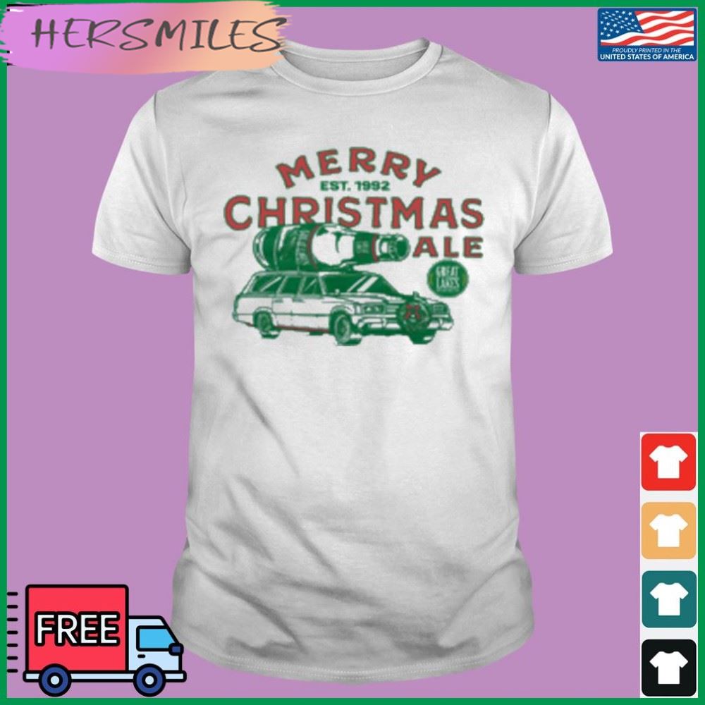 Great Lakes Brewing Co. Merry Christmas Homage T-shirt