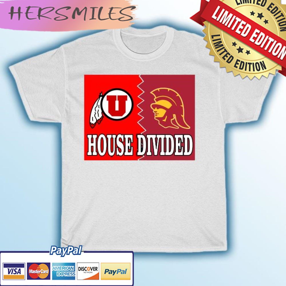 House Divided Utah Utes vs USC Trojans T-shirt