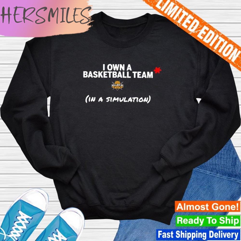 I own a basketball team in a simulation T-shirt I own a basketball team in a simulation T-shirt