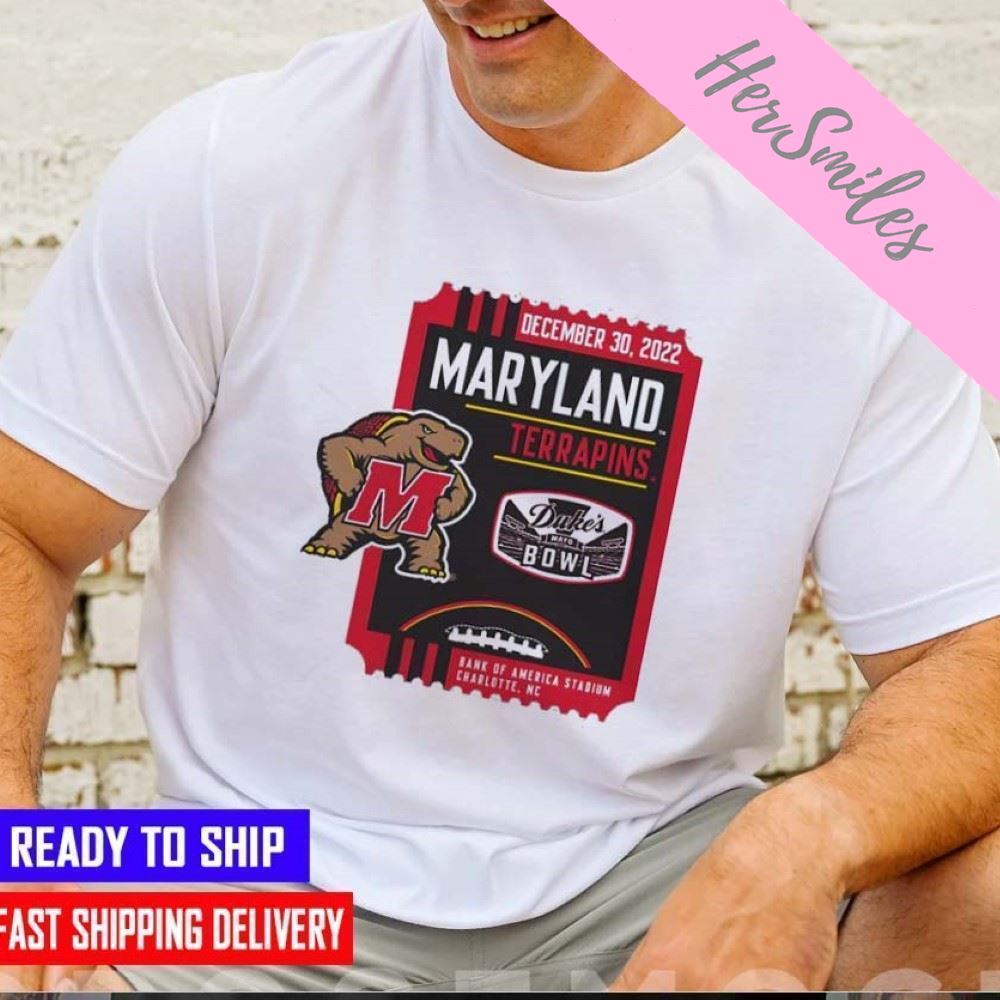  Maryland Terrapins 2022 Duke’s Mayo Bowl  T-shirt
