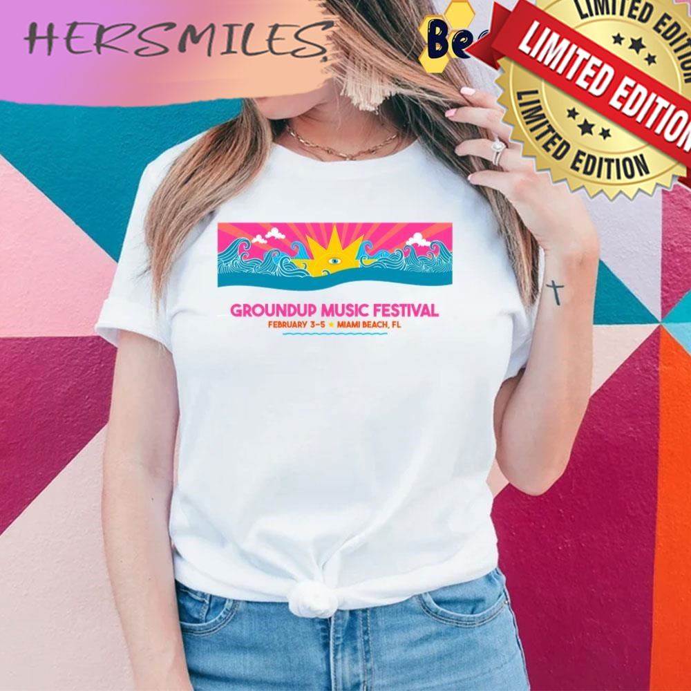Miami Beach Groundup Music Festival 2023 Trending  T-shirt