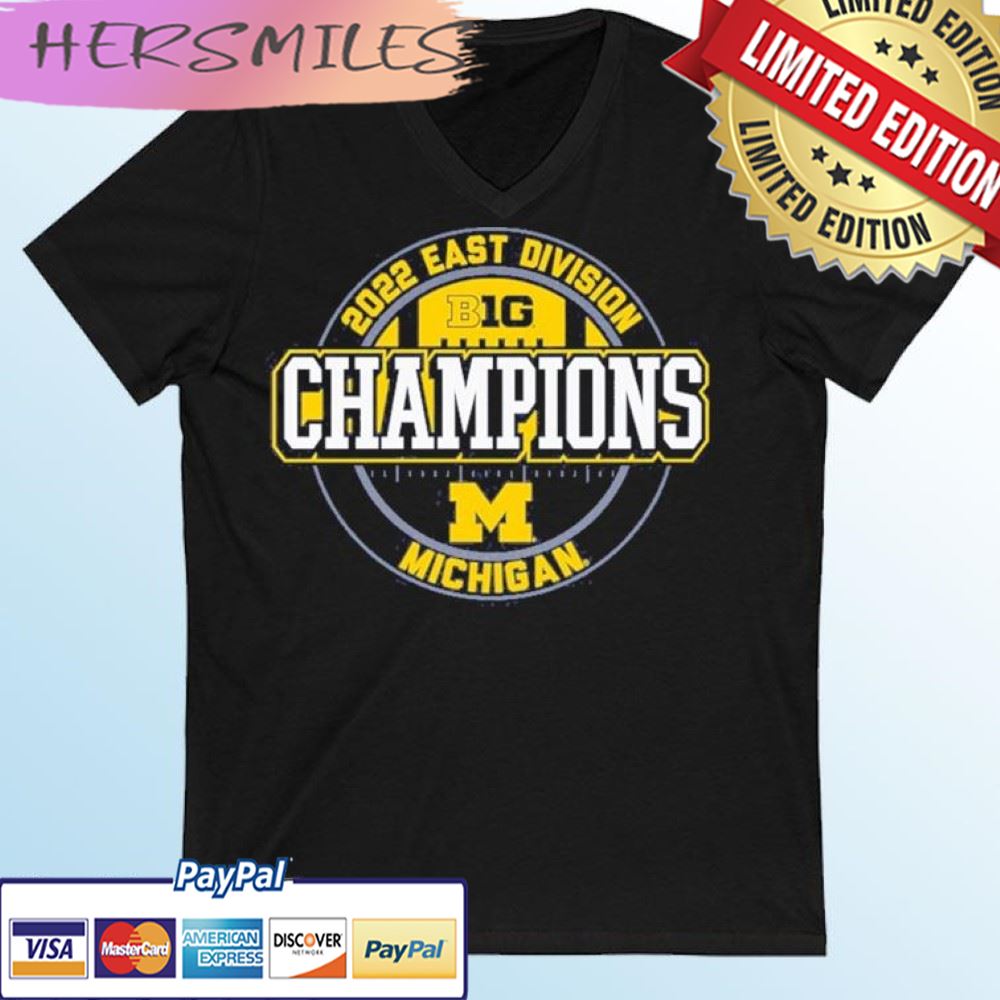 Michigan Football Big Ten East Champions 2022 T-shirt