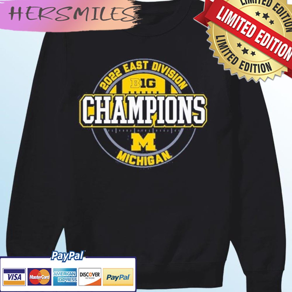 Michigan Football Big Ten East Champions 2022 T-shirt