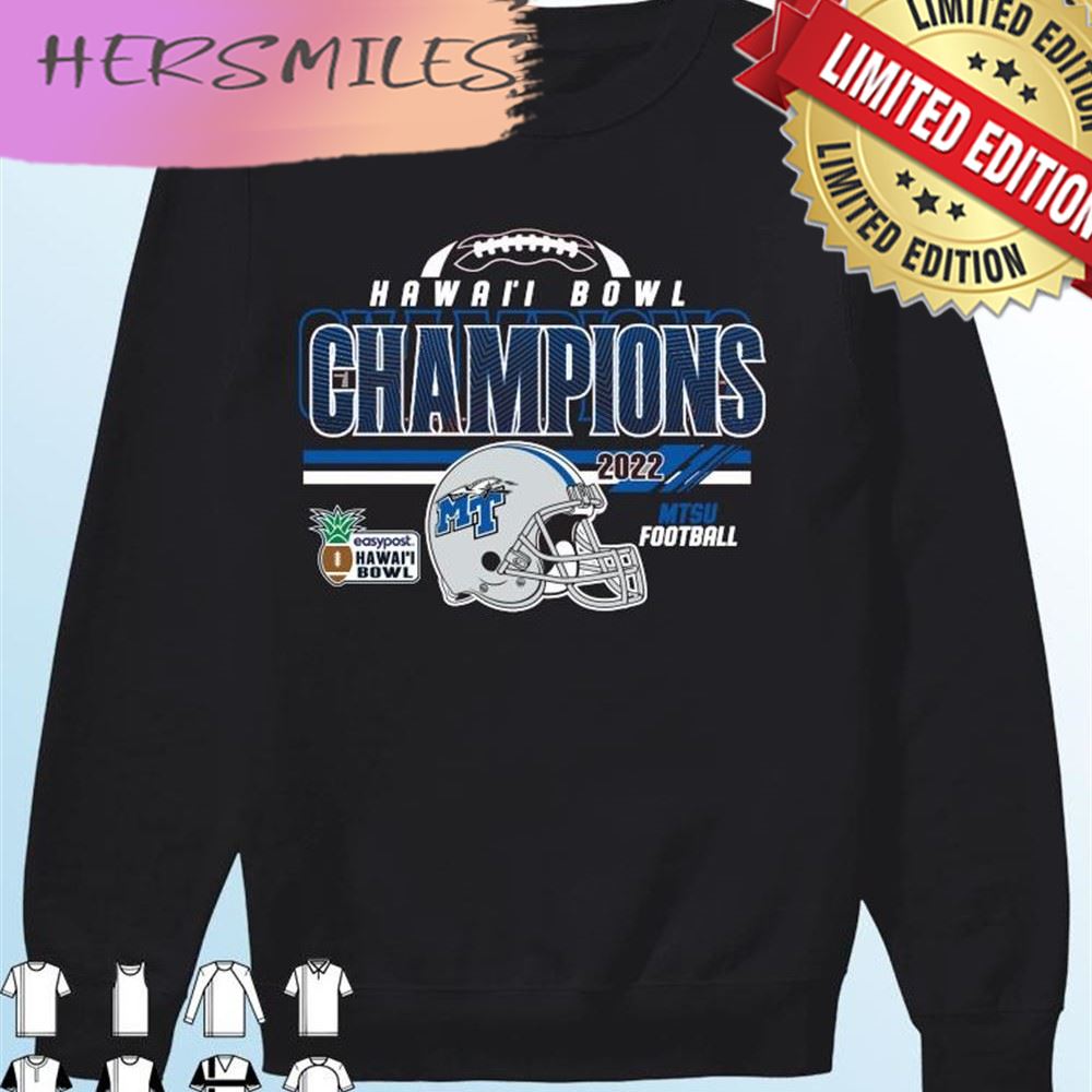 Middle Tennessee Blue Raiders Hawaii Bowl Champions 2022 T-shirt