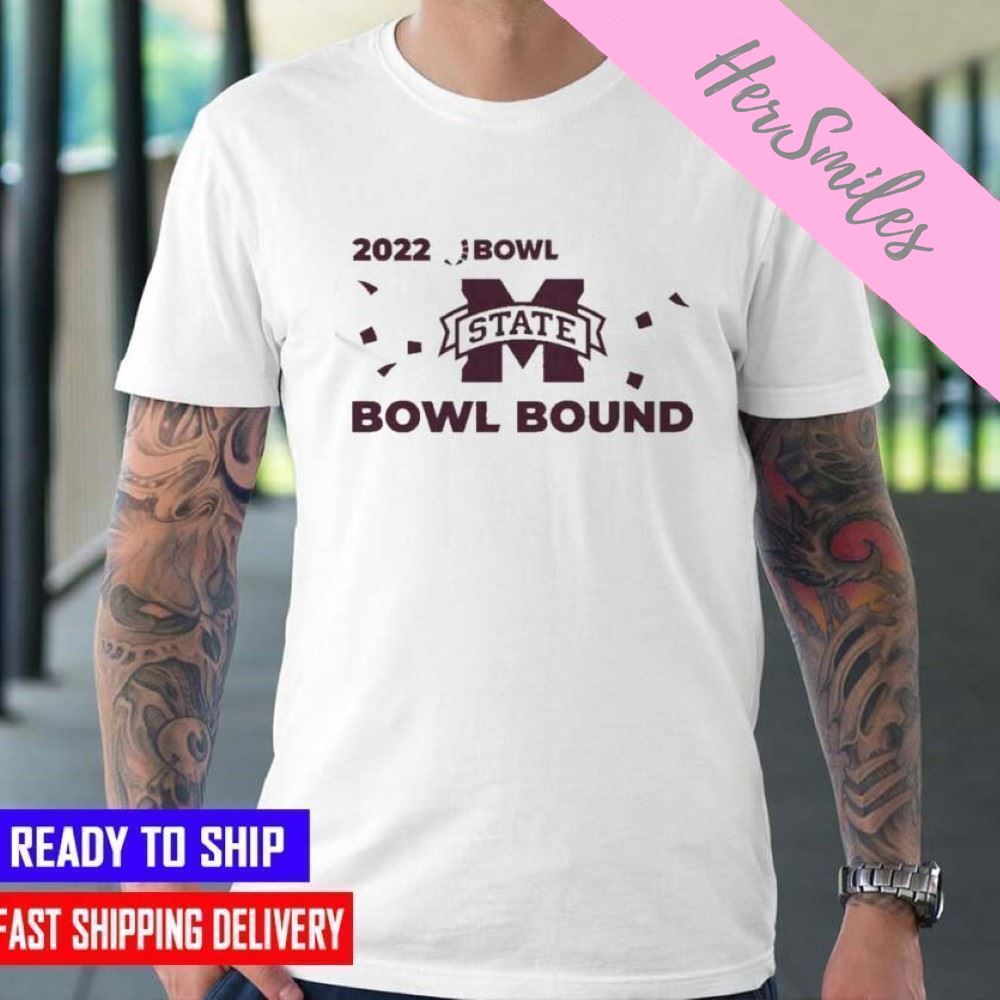  Mississippi State Bulldogs 2022 Bowl Season Bowl Bound  T-shirt