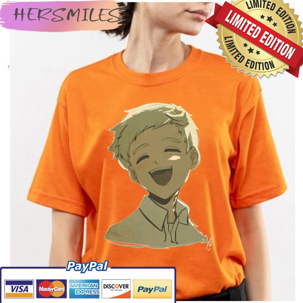 Norman Happy Face Promised Neverland Anime   T-shirt