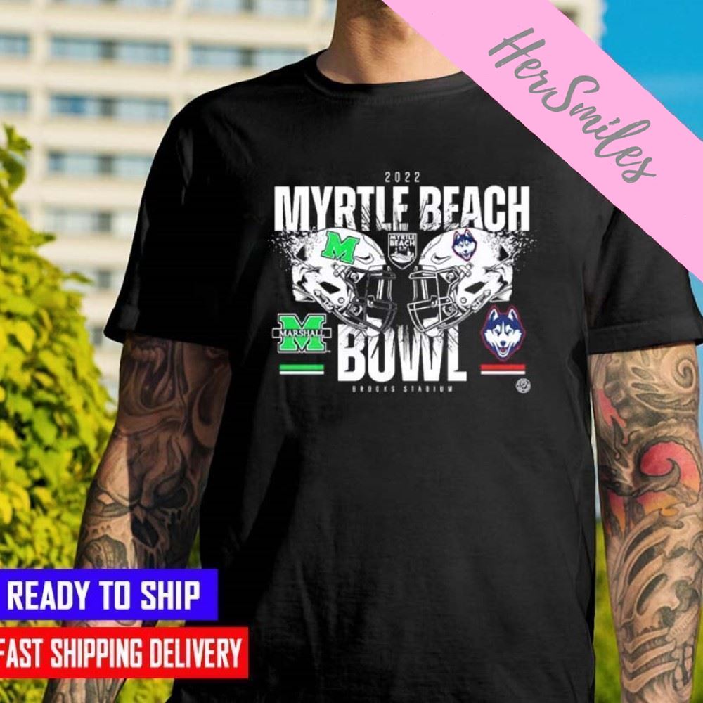 Official Myrtle Beach Bowl Game 2022 Marshall Thundering Herd vs Uconn Huskies Classic T-shirt