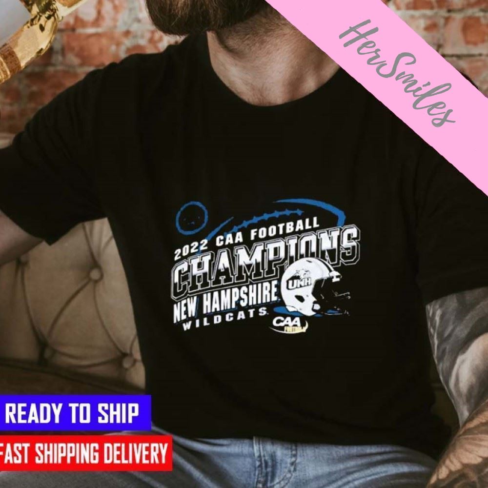 Official New Hampshire Wildcats 2022 CAA Football ChampionsT-shirt