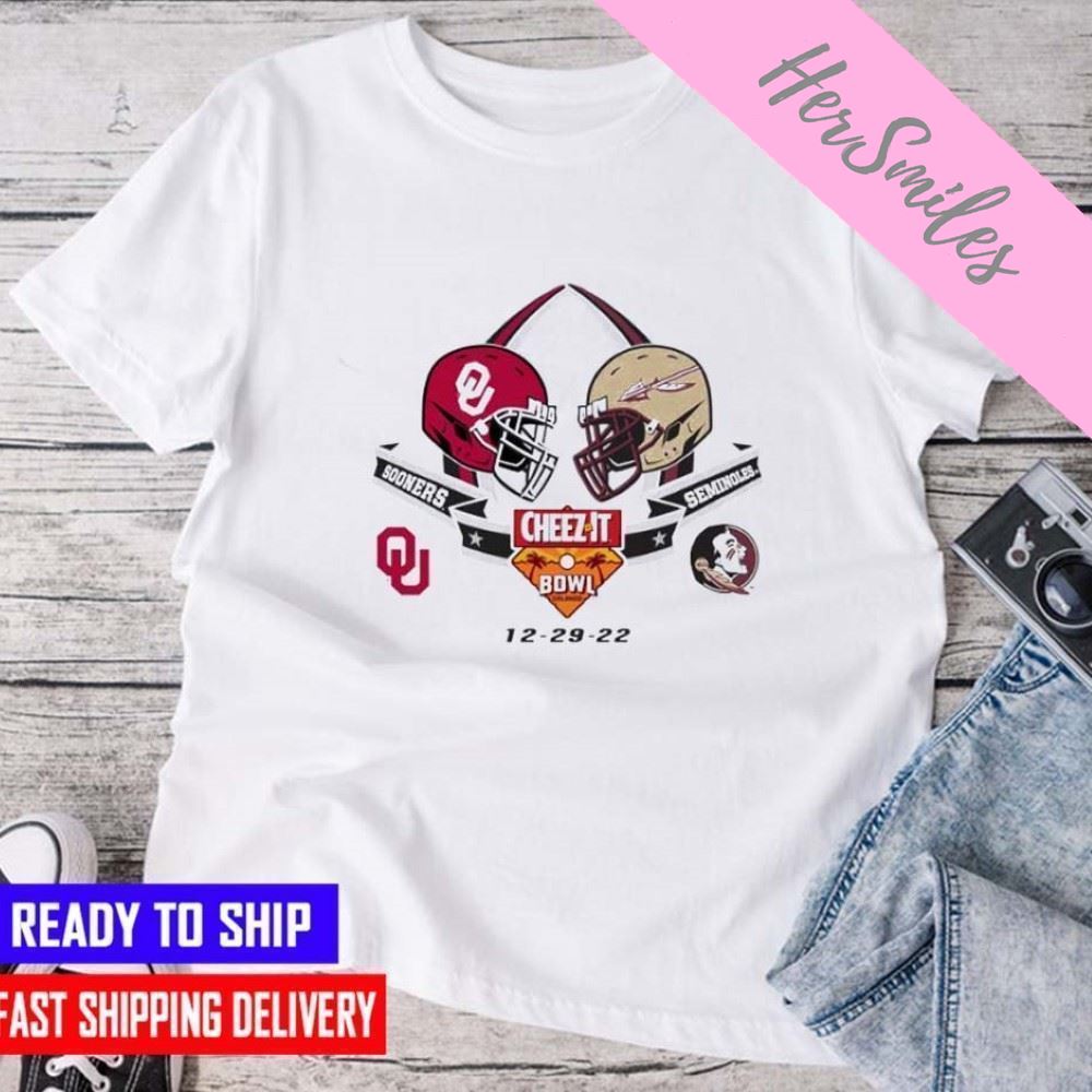 Official Oklahoma Vs Florida State 2022 Cheez-it Bowl   T-shirt