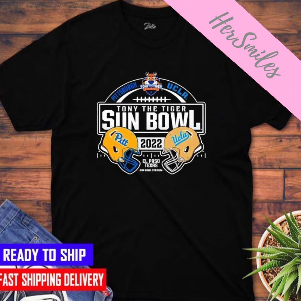 Official Pittsburgh vs UCLA 2022 Sun Bowl Match-Up   T-shirt