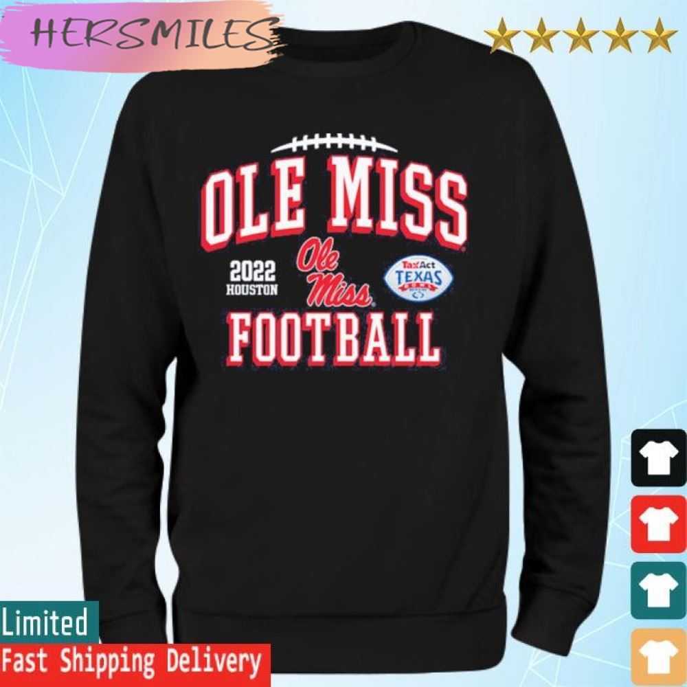 Ole Miss Rebels 2022 Texas Bowl Single Team matchup T-shirt Ole Miss Rebels 2022 Texas Bowl Single Team matchup T-shirt