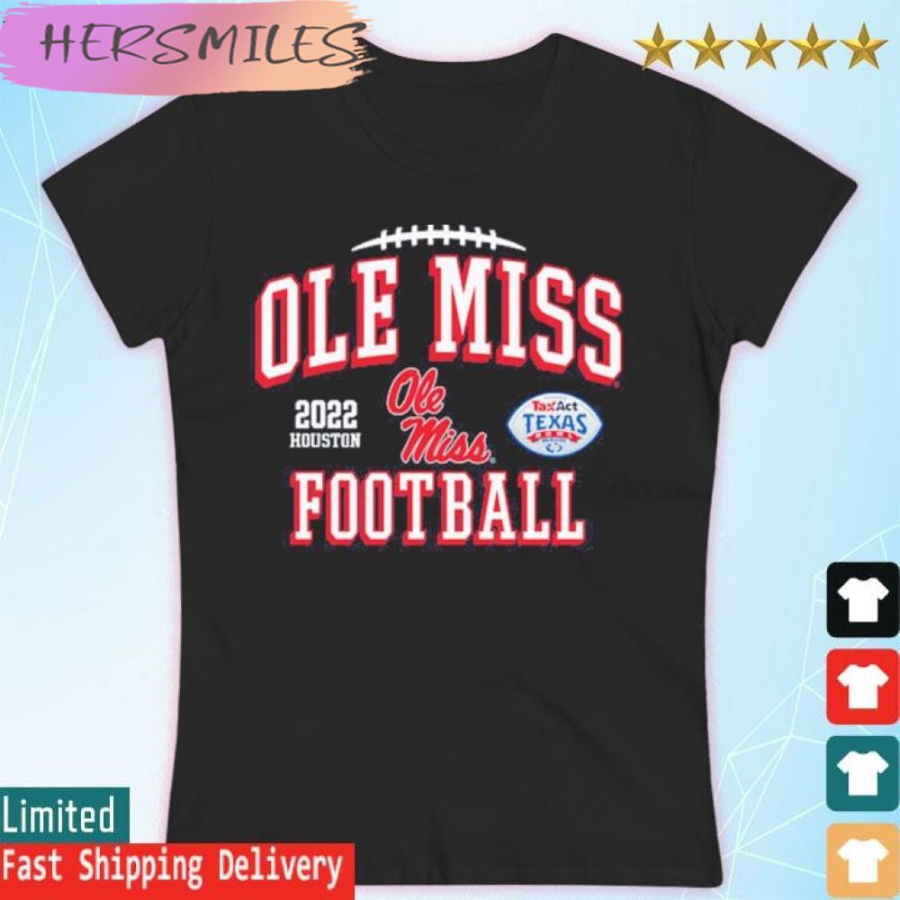Ole Miss Rebels 2022 Texas Bowl Single Team matchup T-shirt Ole Miss Rebels 2022 Texas Bowl Single Team matchup T-shirt