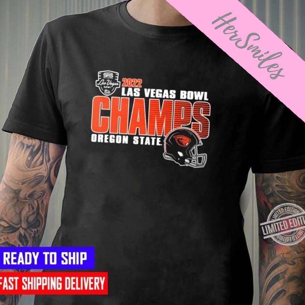 Oregon State Beavers 2022 Las Vegas Bowl Champions   T-shirt