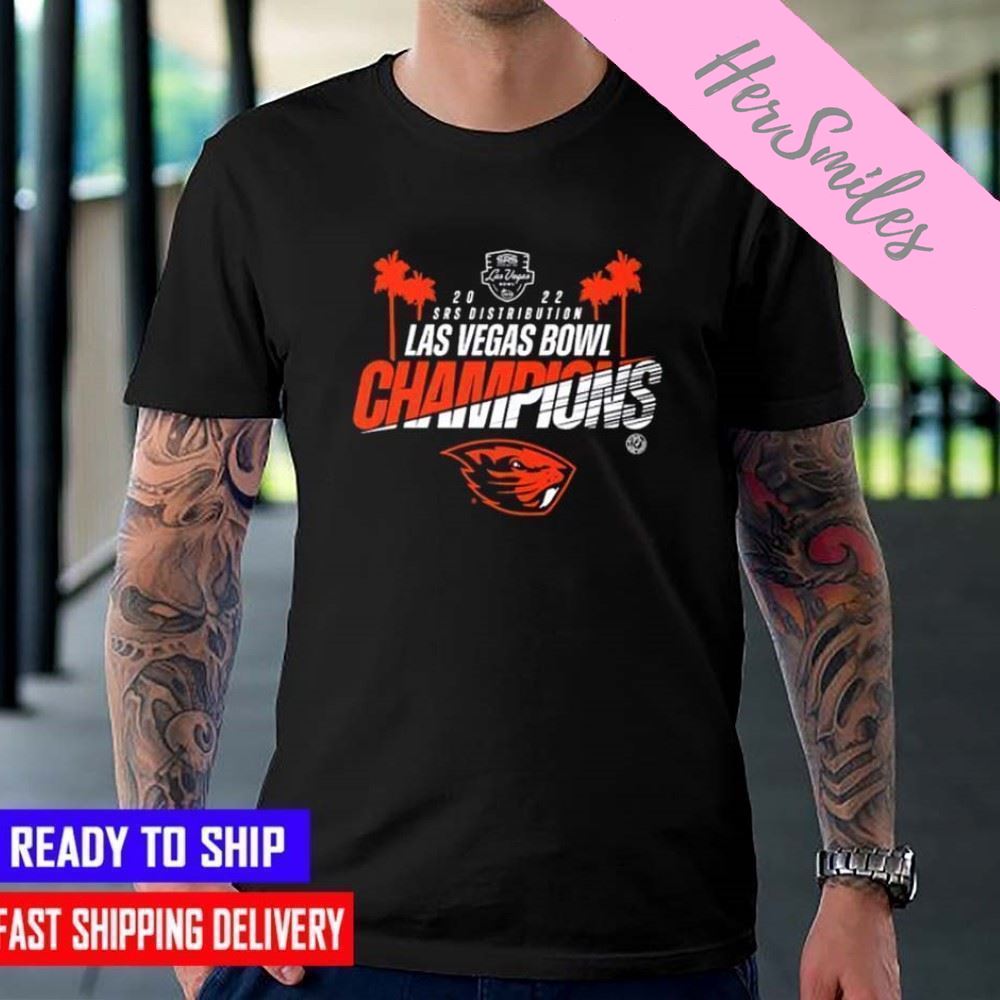 Oregon State Beavers Las Vegas Bowl 2022 Champions   T-shirt