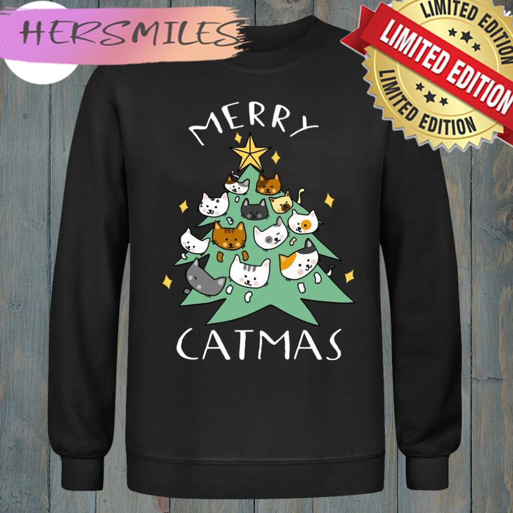 Premium Merry Catmas Cool Christmas Shirt Premium Merry Catmas Cool Christmas Shirt