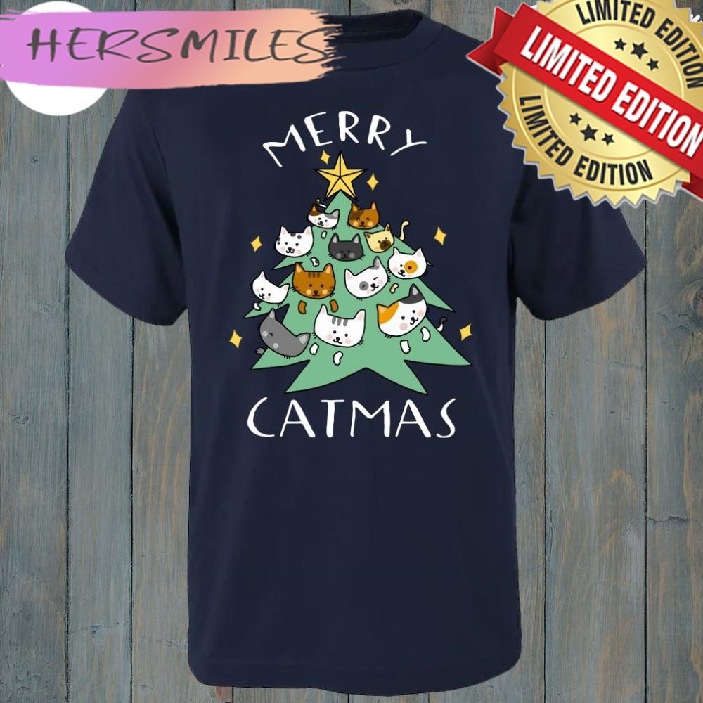 Premium Merry Catmas Cool Christmas Shirt Premium Merry Catmas Cool Christmas Shirt