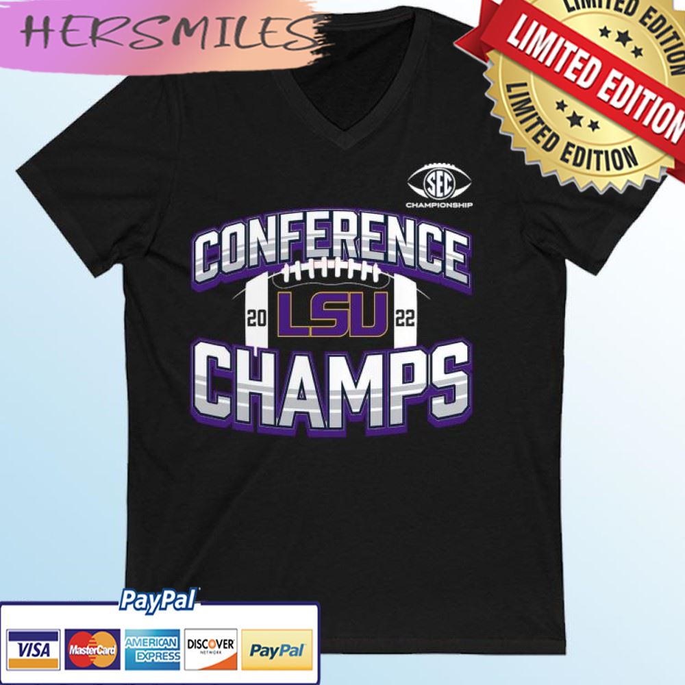 SEC Football Conference Champs 2022 LSU Tigers T-shirt