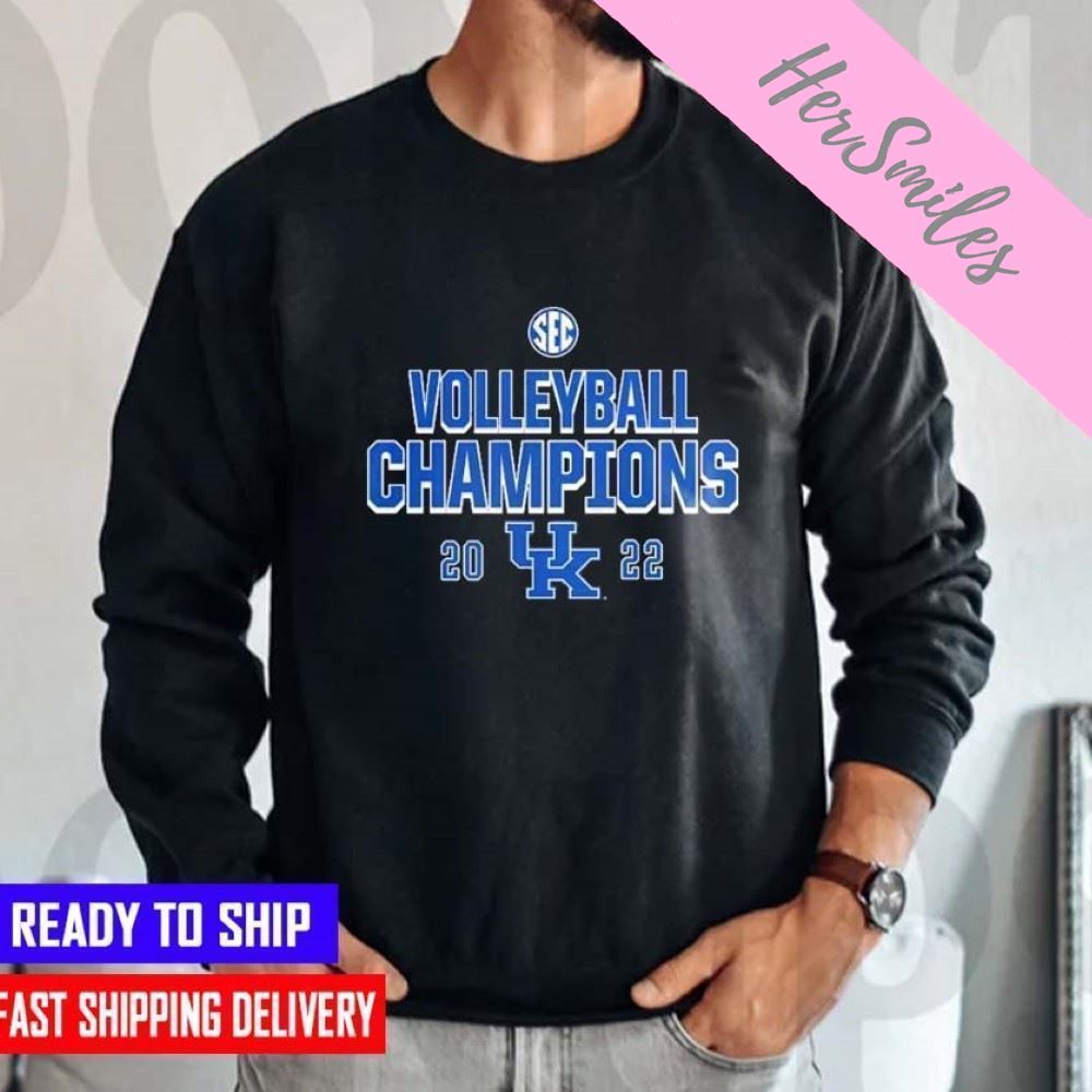 SEC Volleyball Champions 2022 Kentucky Wildcats  SweatT-shirt