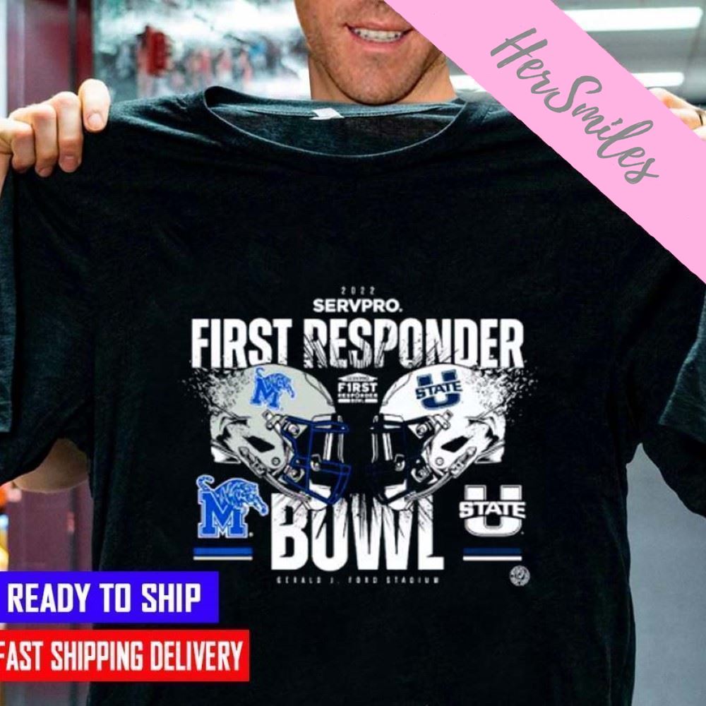  Servpro First Responder Bowl Game 2022 Utah State Aggies Vs Utah State Aggies  T-shirt