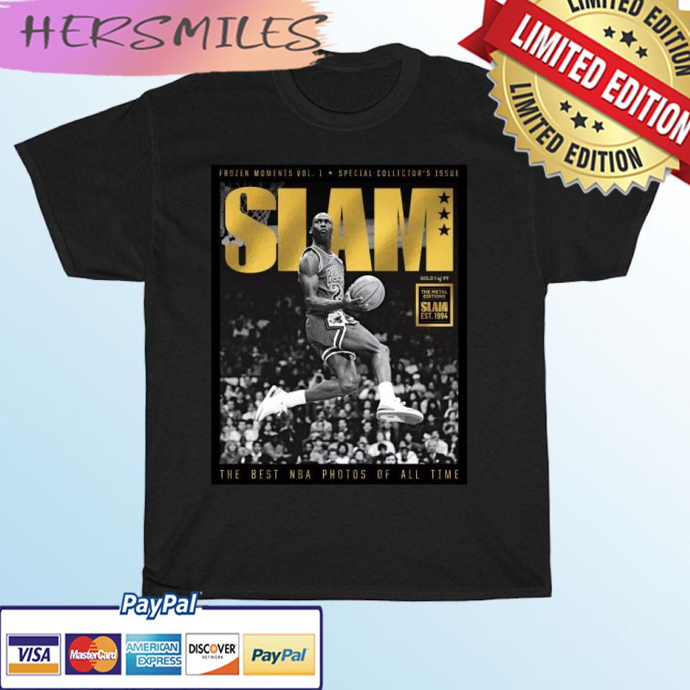 SLAM Michael Jordan The Best NBA Photos Of All Time T-shirt