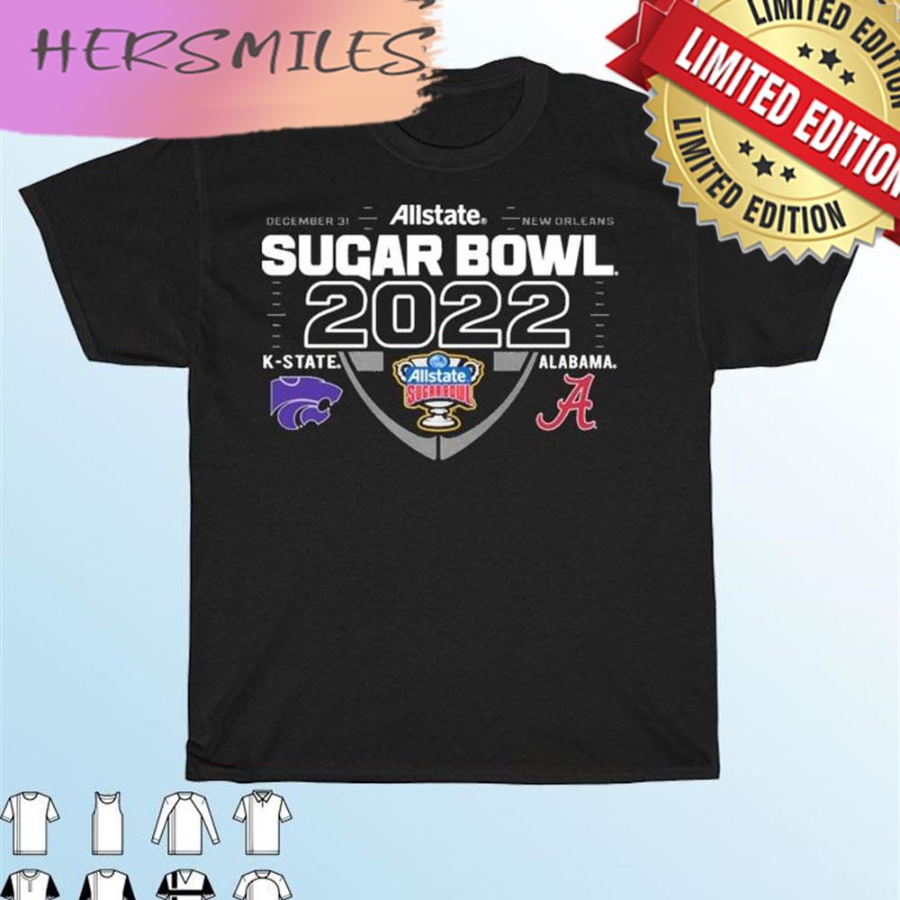 Sugar Bowl 22-23 Matchup K-state vs Roll Tide T-shirt