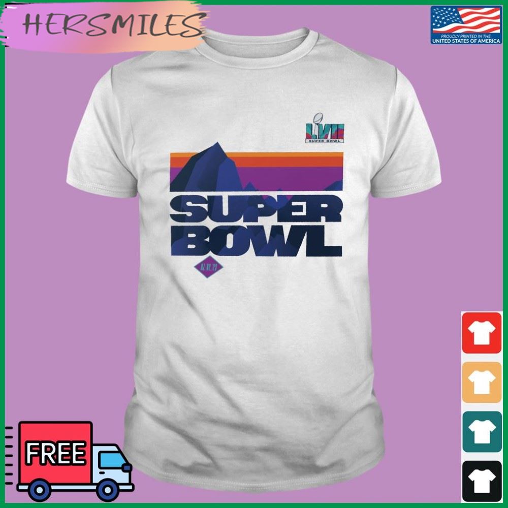 Super Bowl LVII Logo Super Bowl AZ 02, 23 T-shirt