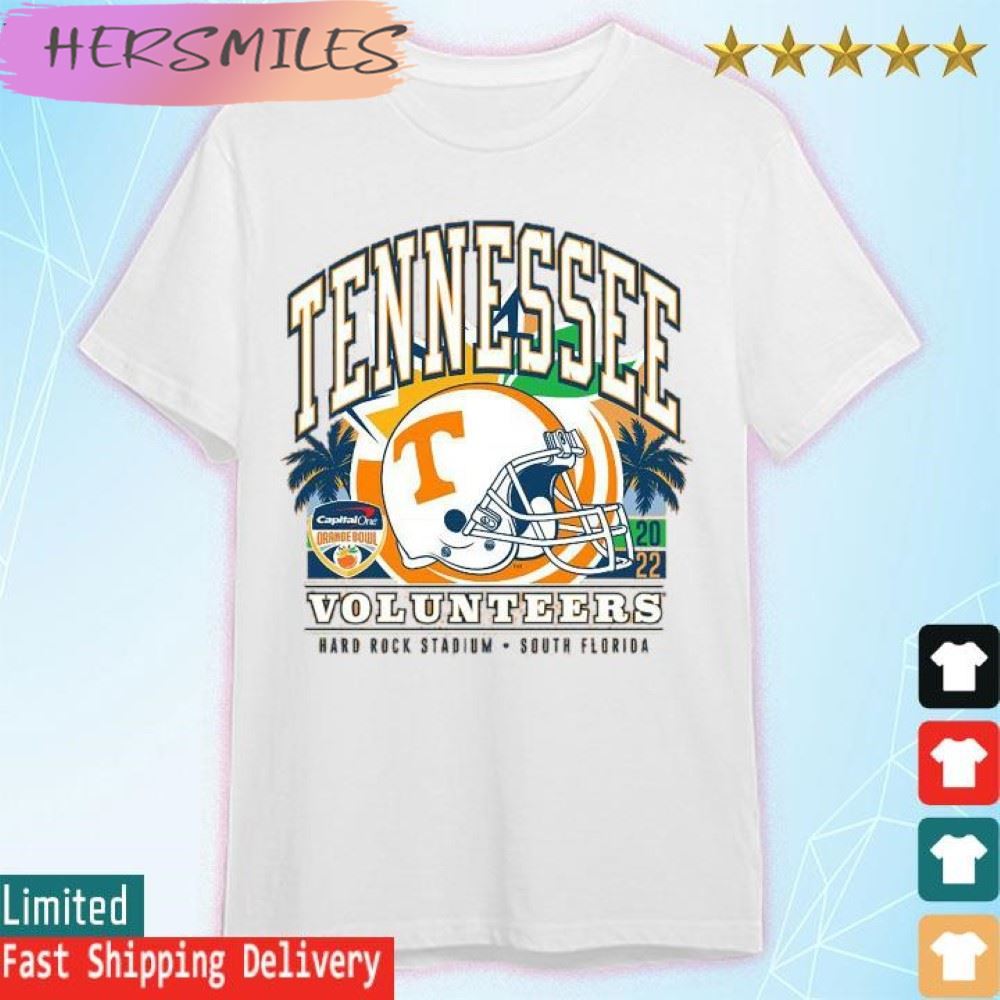 Tennessee Volunteers 2022 Capital One Orange Bowl Hard Rock Stadium South Florida  T-shirt