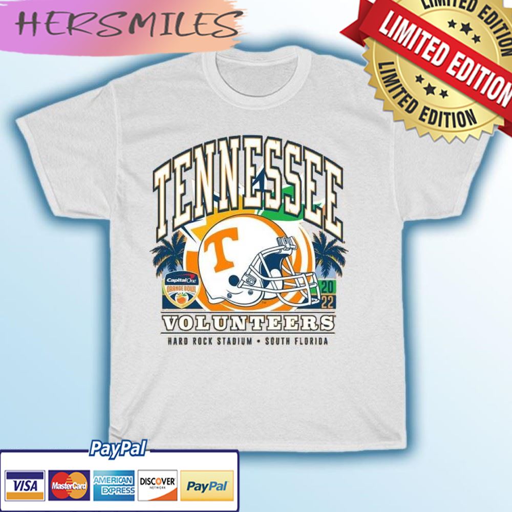 Tennessee Volunteers 2022 Orange Bowl Arch Helmet T-shirt