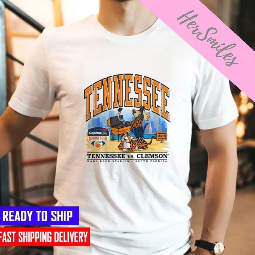 Tennessee Vs Clemson 2022 Orange Bowl Smokey Official T-shirt