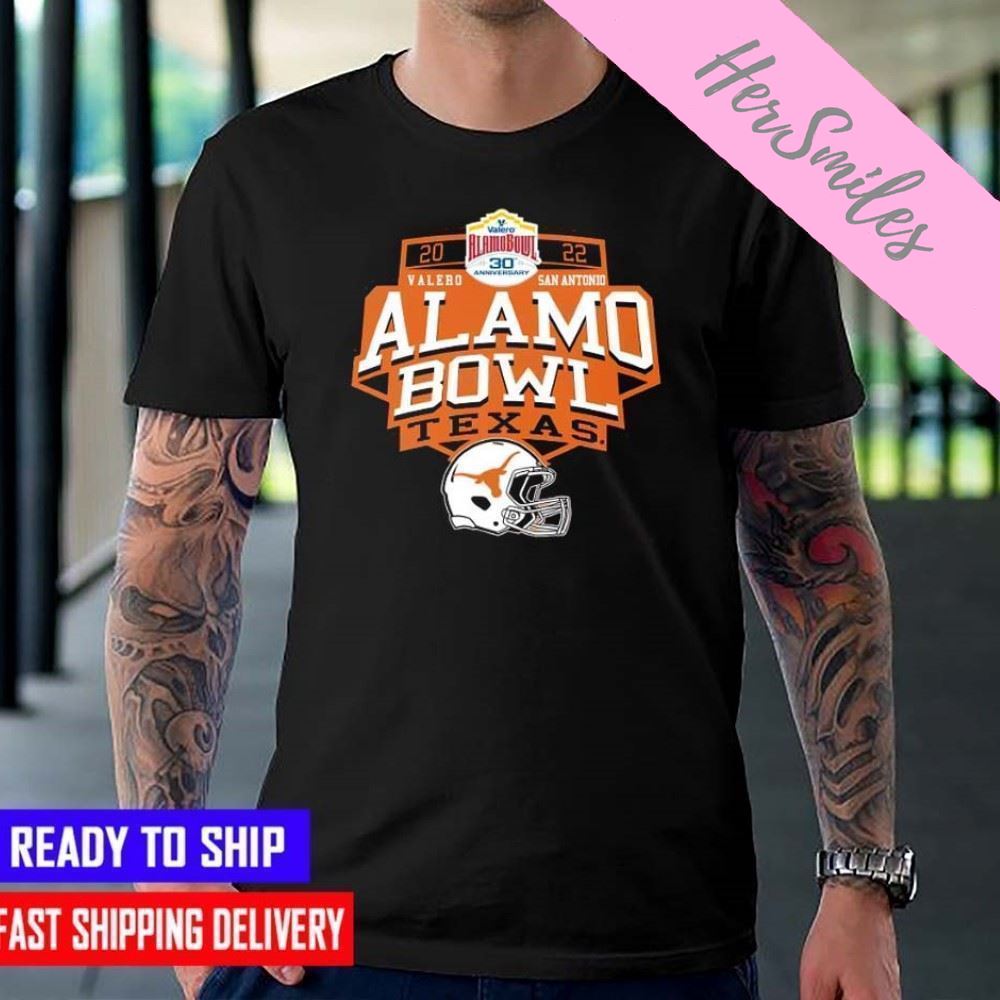 Texas Longhorn 2022 Valero Alamo Bowl 30th Anniversary   T-shirt