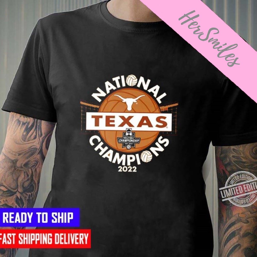 Texas Longhorns 2022 National Volleyball Champions   T-shirt