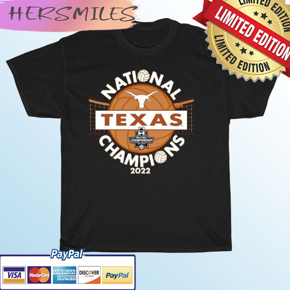 Texas Longhorns 2022 National Volleyball Champions T-shirt