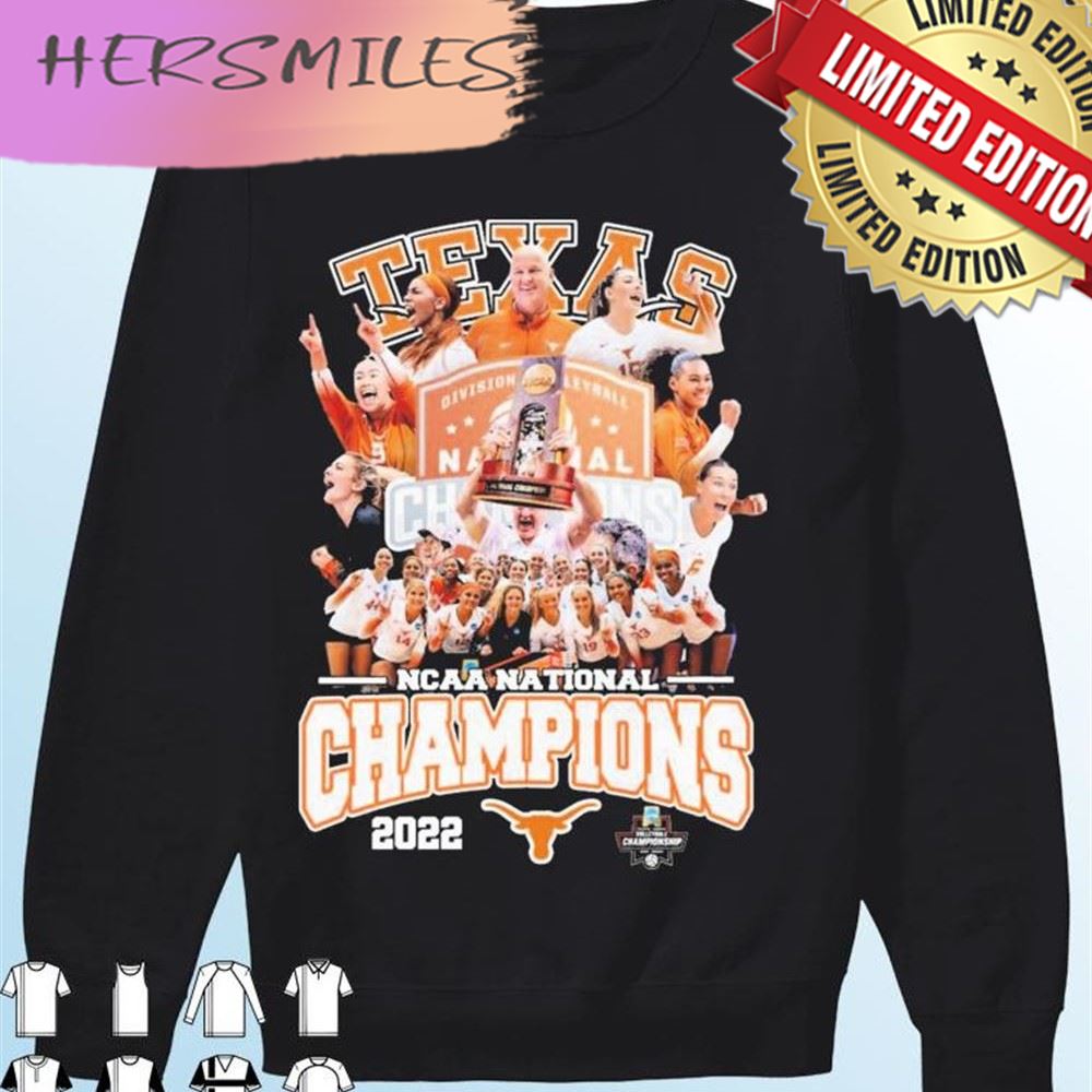 Texas Longhorns Women's Volleyball Team NCAA National Champions 2022 T-shirt